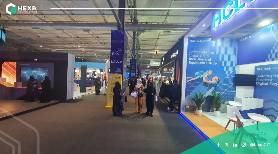 هكسا تشارك في مؤتمر LEAP 2023 العالمي للتقنية في الرياض