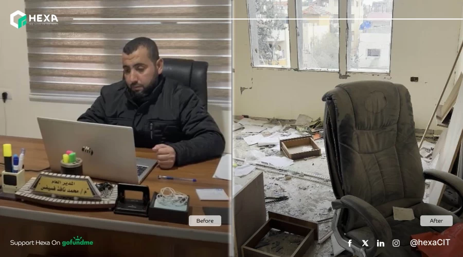 هكسا تطلق حملة تبرعات عبر GoFundMe لدعم استمرار عملها بعد الخسائر الجسيمة في غزة