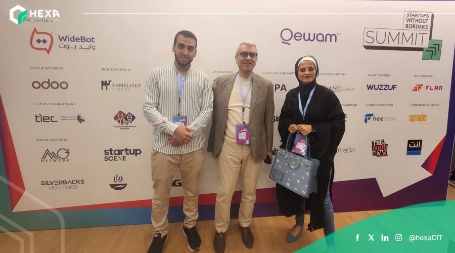 هكسا تستقطب اهتمام الزوار والإعلام والمستثمرين خلال مشاركتها في القمة العالمية للشركات الناشئة بلا حدود بالقاهرة