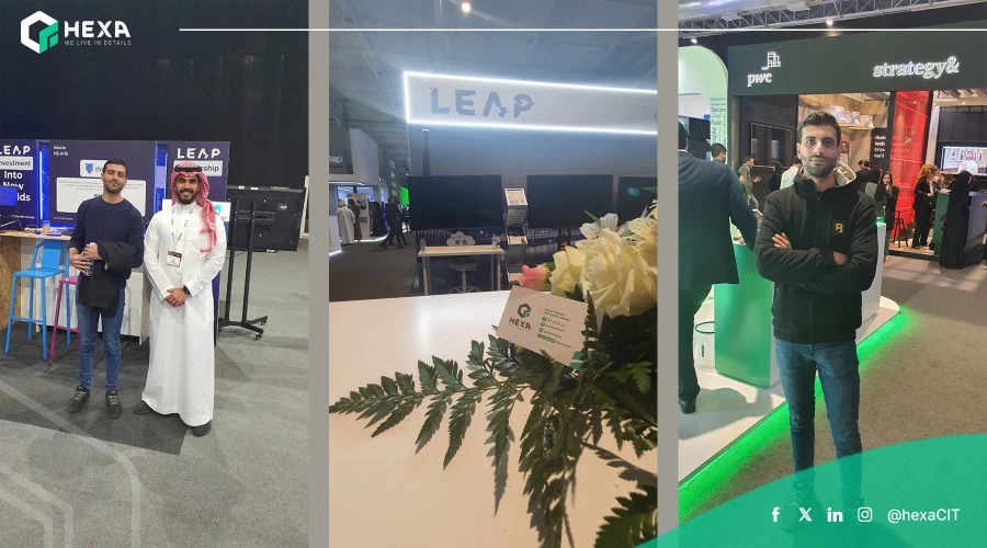 هكسا تشارك في مؤتمر LEAP 2023 العالمي للتقنية في الرياض