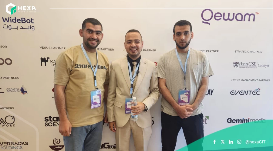 هكسا تستقطب اهتمام الزوار والإعلام والمستثمرين خلال مشاركتها في القمة العالمية للشركات الناشئة بلا حدود بالقاهرة
