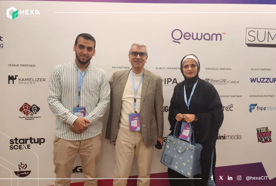 هكسا تستقطب اهتمام الزوار والإعلام والمستثمرين خلال مشاركتها في القمة العالمية للشركات الناشئة بلا حدود بالقاهرة